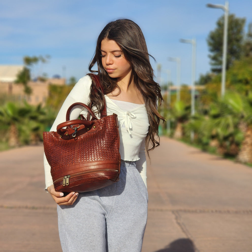 The Woven Bucket Bag