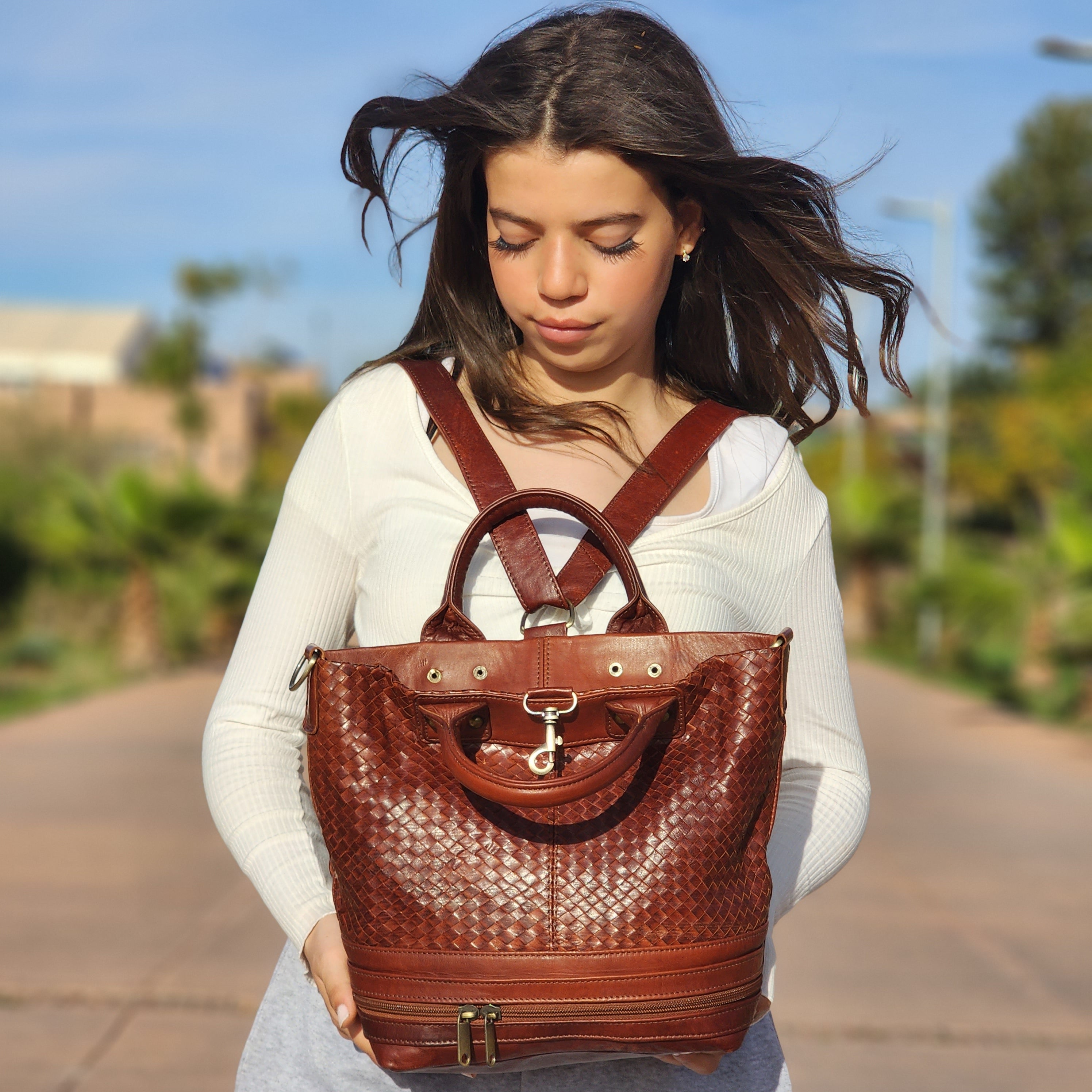 The Woven Bucket Bag