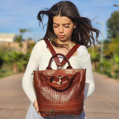 The Woven Bucket Bag