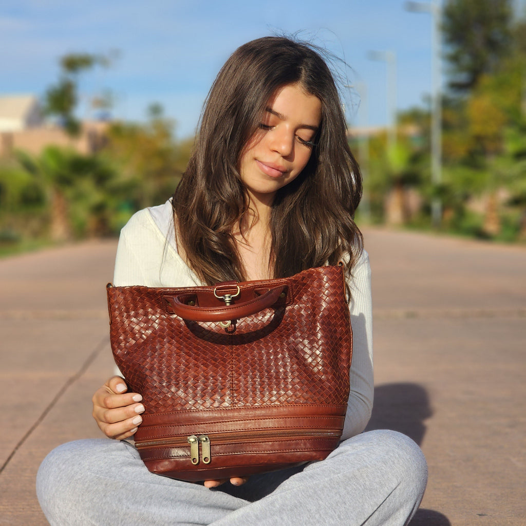 The Woven Bucket Bag