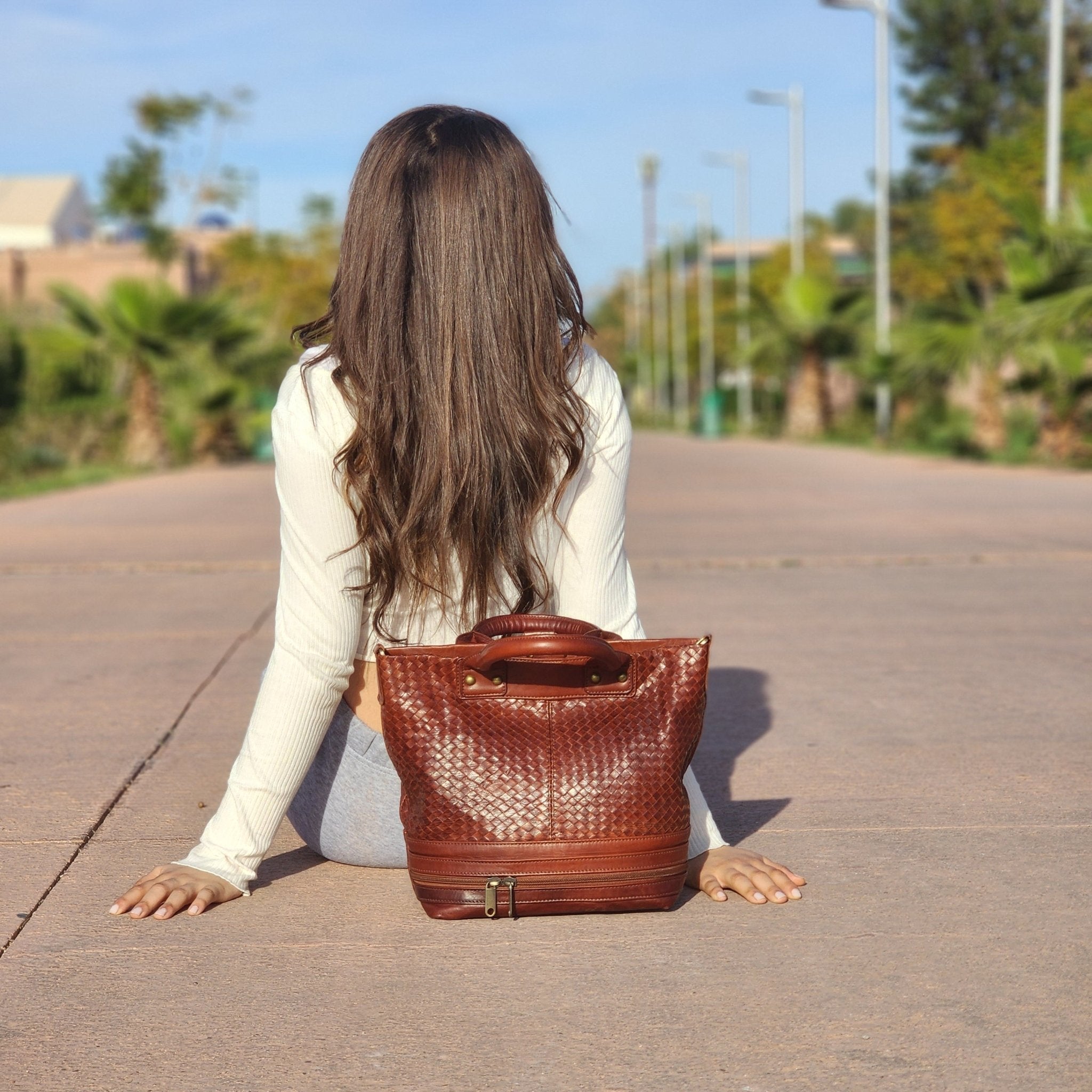 The Woven Bucket Bag