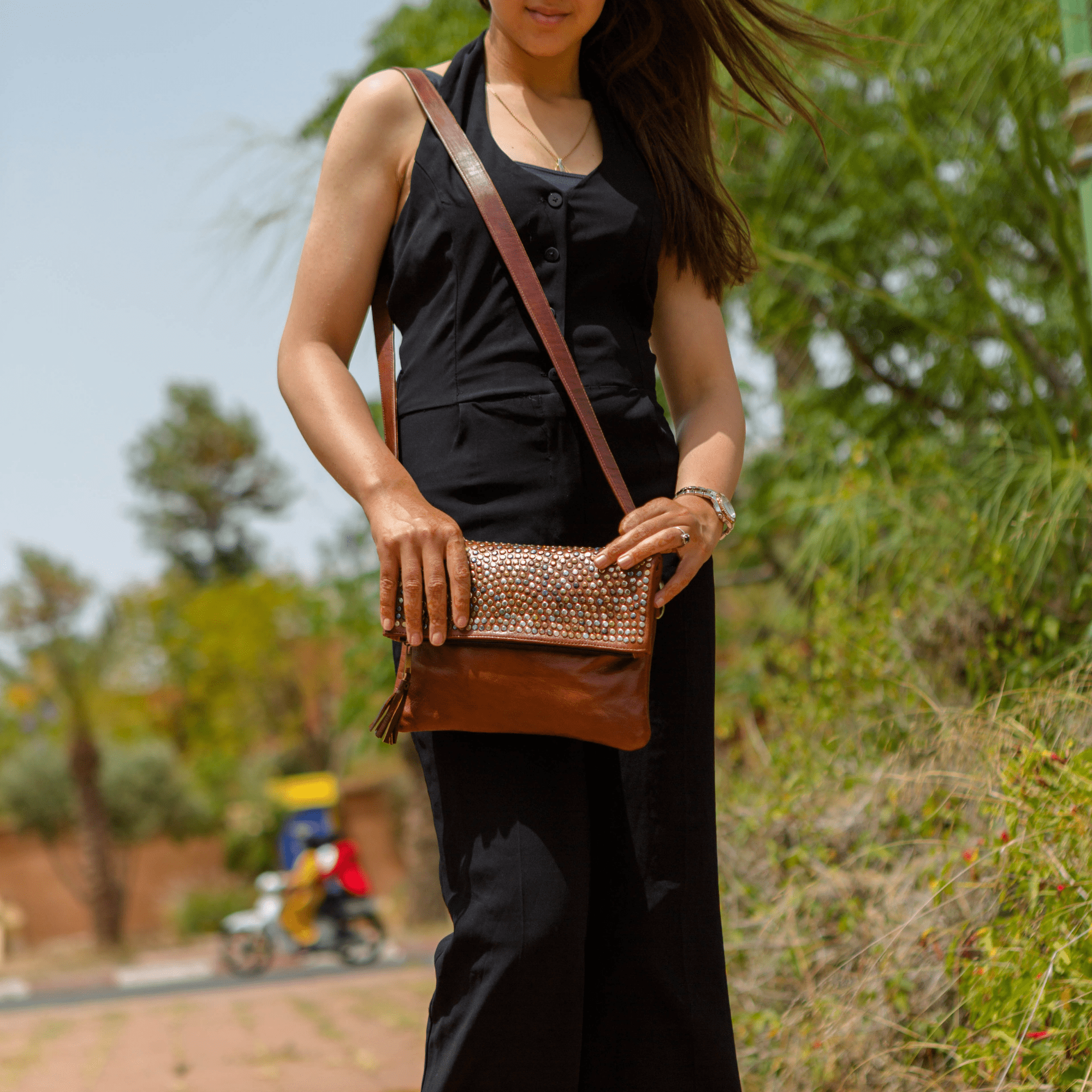 Studded Clutch
