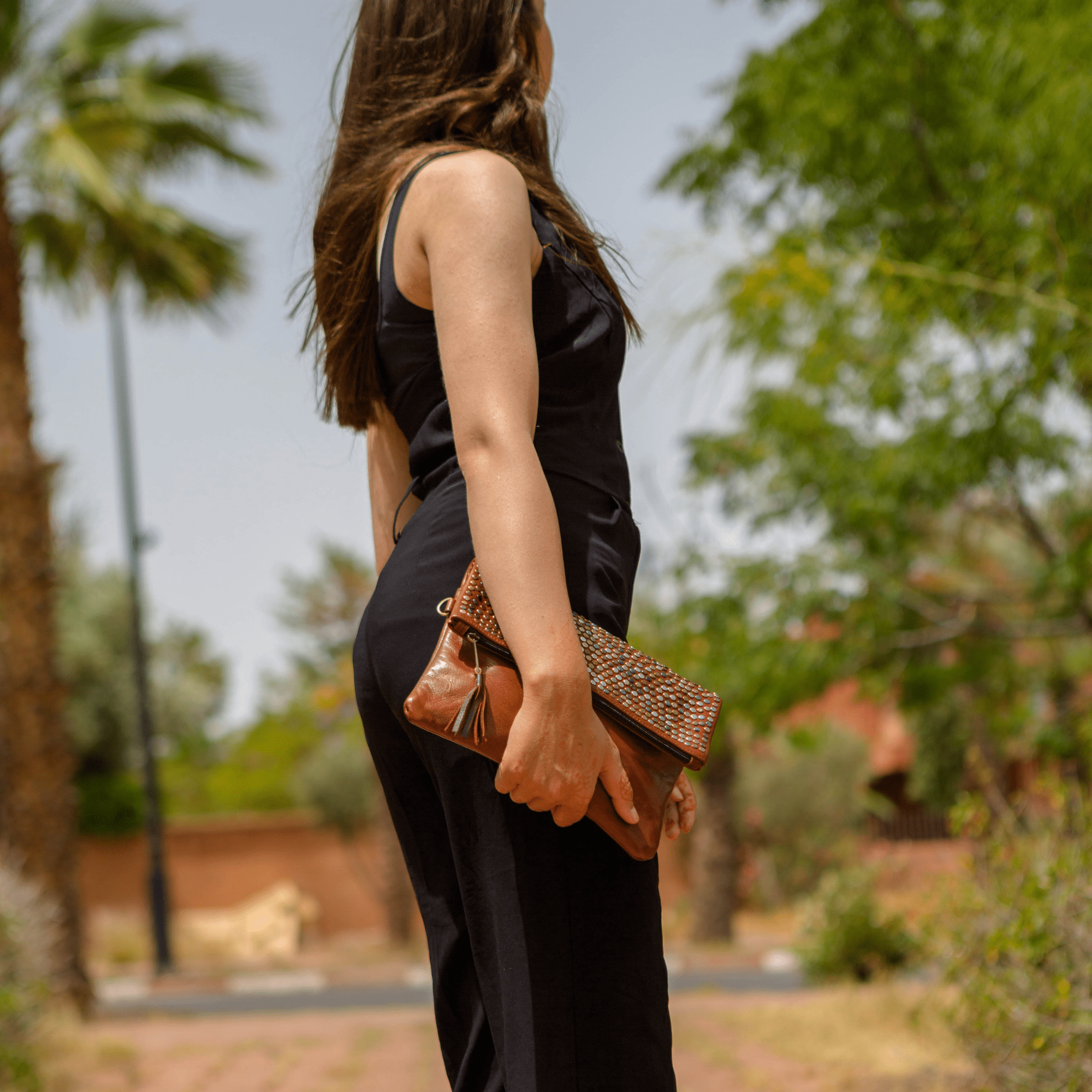 Studded Clutch