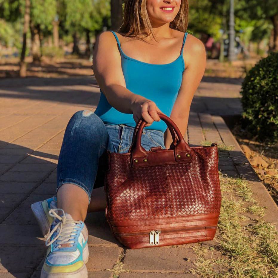 The Woven Bucket Bag