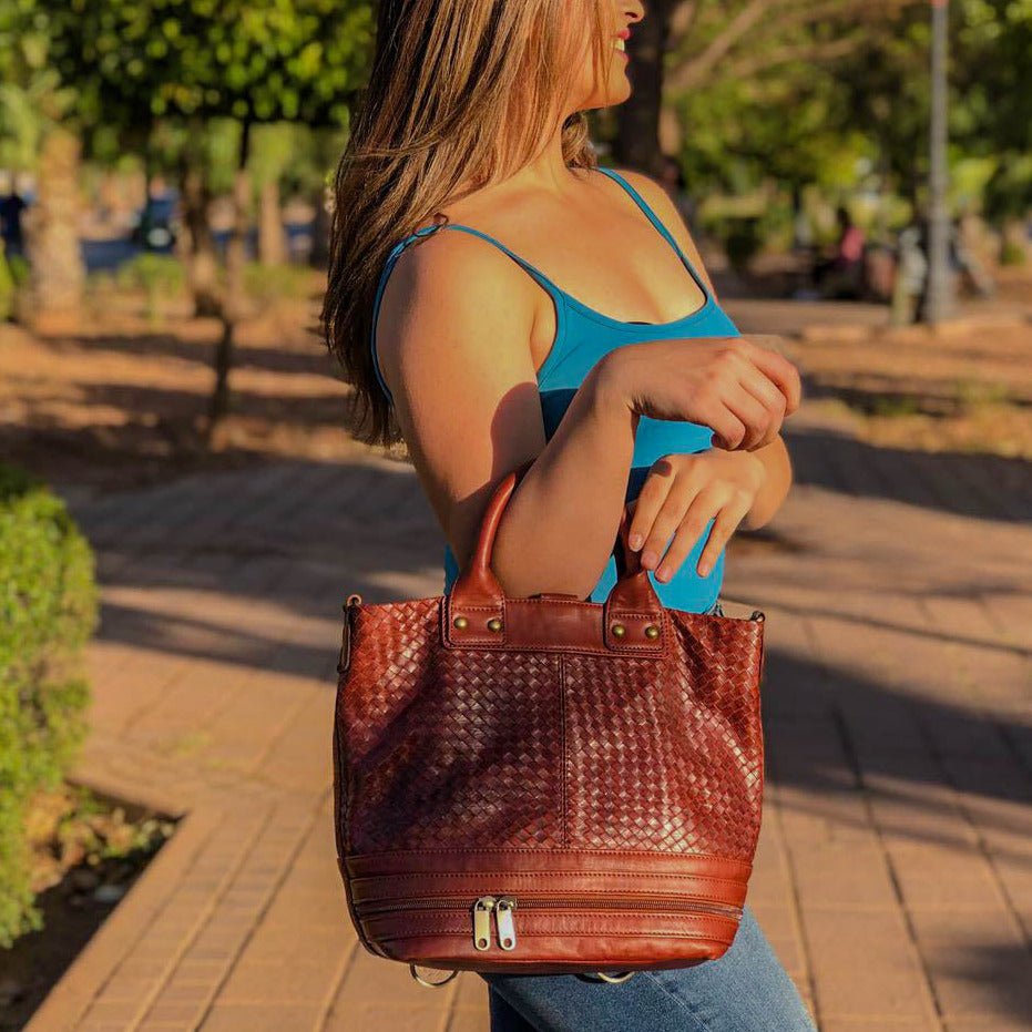 The Woven Bucket Bag