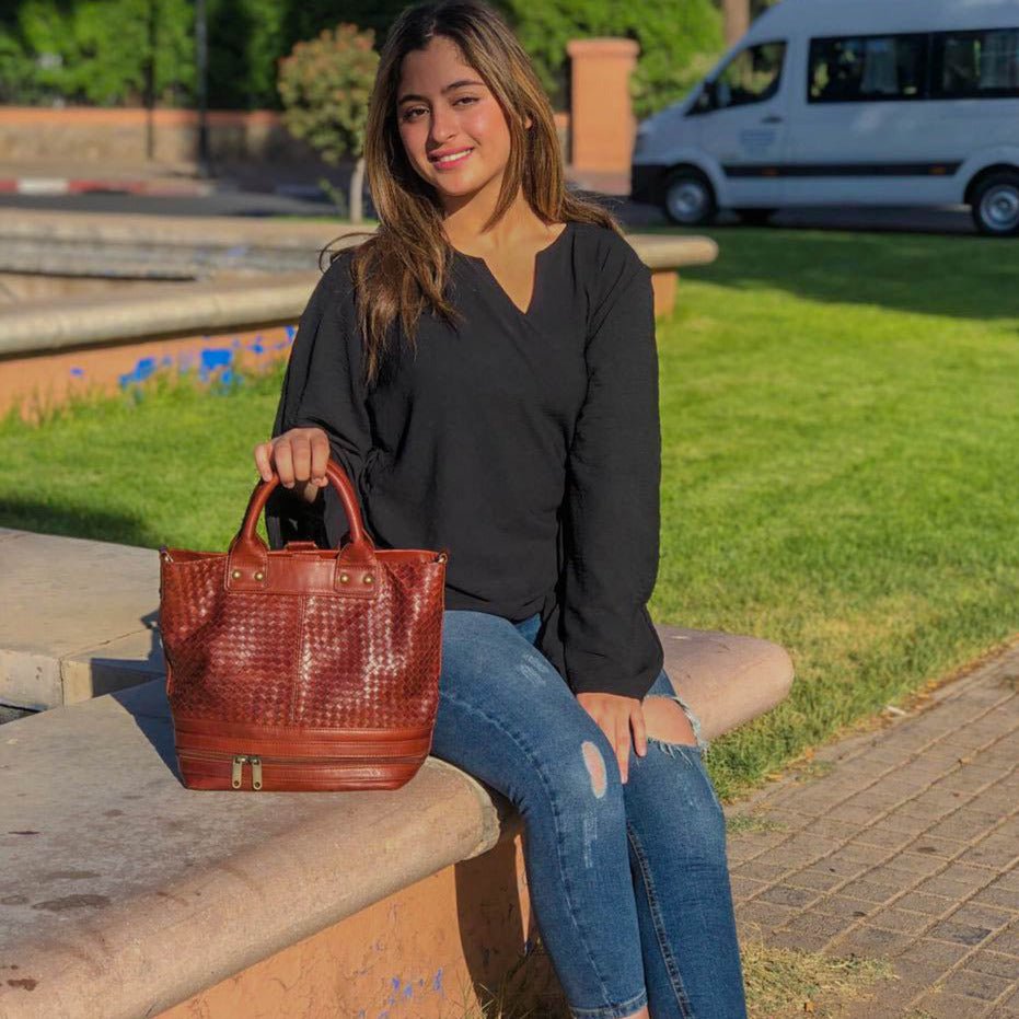 The Woven Bucket Bag
