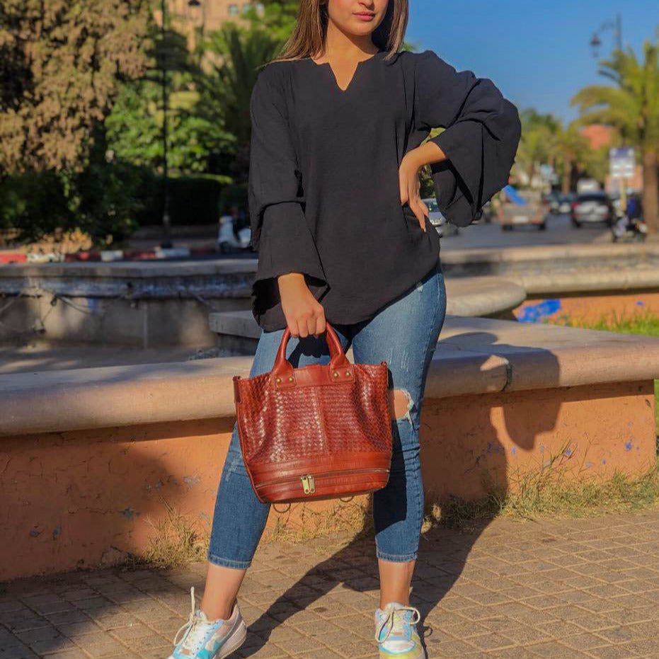 The Woven Bucket Bag